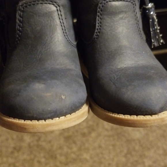 Cat and Jack Navy boots - Picture 4 of 5